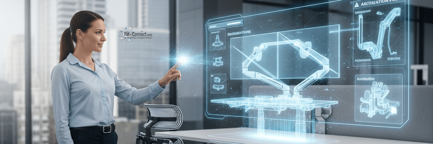 Individuelle Arbeitsplatzanpassungen im Büro mit ergonomischen und nutzerorientierten Lösungen