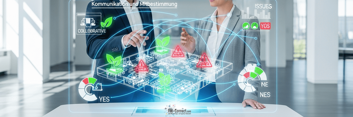 Kommunikation und Mitbestimmung fördern Zusammenarbeit im Büro