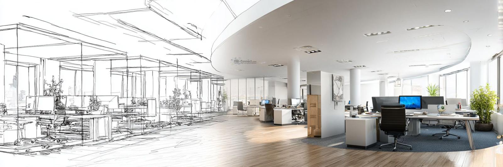 Modernes Bürodesign